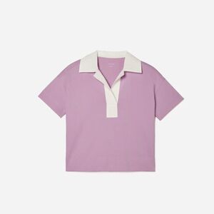 Everlane The Retro Jersey Polo | Mauve